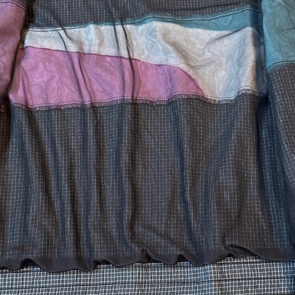 Puma Checkered Color-block Track Jacket with Pink and Blue Accents Y2K - Picture 8 of 8